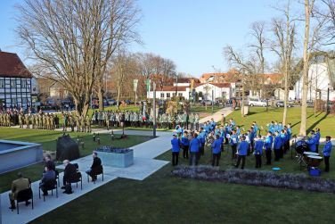 Bataillonsantritt im Schlossgarten