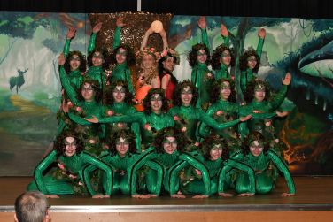 Die Showtanzgruppe Shiva mit ihrem Bühnenprogramm "Shiva im Zauberwald