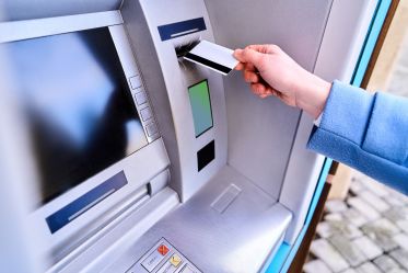 Geldautomaten und Banken